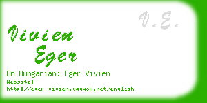 vivien eger business card